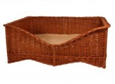 Luxury Wicker Dog Bed with Cushion Luxury Wicker Dog Bed with Cushion